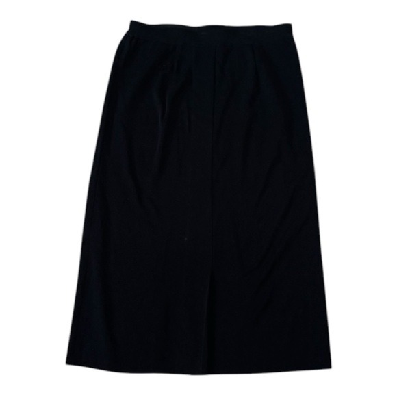 MISOOK Exclusively MIDI Black Skirt Pleated‎ Back Pull On Work Party Size S - Picture 3 of 5